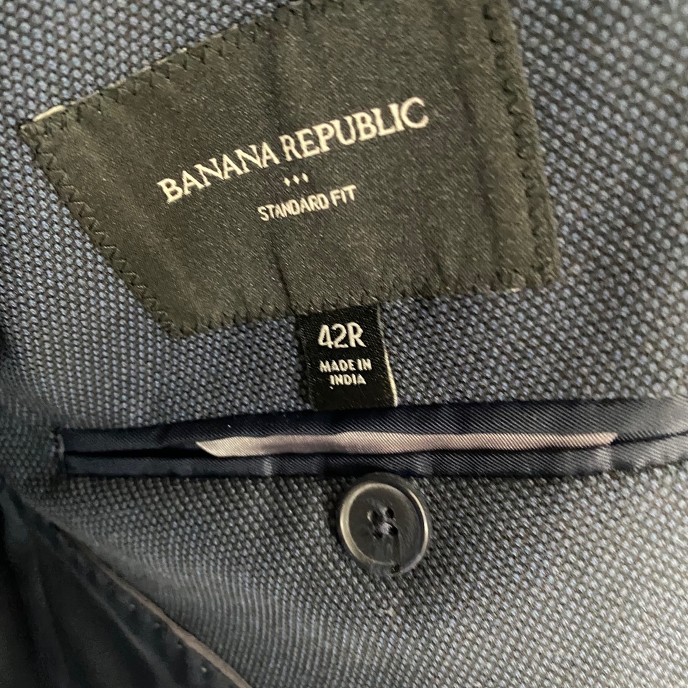 Banana republic blue blazer 42r
